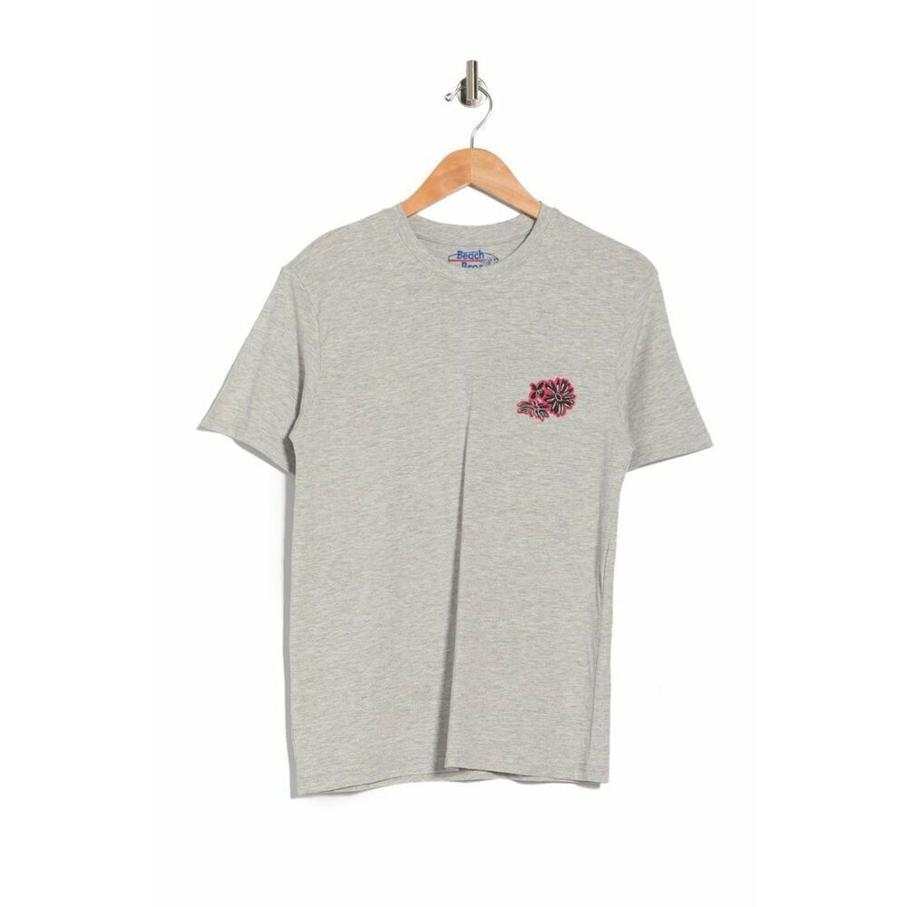 Beach Bros Mens Sun Rays short sleeve t-shirt Tee Grey Size M